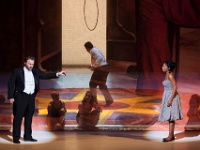 Teatro di San Carlo   PAGLIACCI musica e libretto di Ruggiero Leoncavallo - direttore Donato Renzetti - regia Daniele Finzi Pasca  Teatro di San Carlo   PAGLIACCI musica e libretto di Ruggiero Leoncavallo - direttore Donato Renzetti - regia Daniele Finzi Pasca - maestro del Coro Salvatore Caputo - coreografie Maria Bonzanigo - scene Hugo Gargiulo - costumi Giovanna Buzzi -disegno luci Daniele Finzi Pasca - Nedda Kristin Lewis -Canio Carl Tanner - Tonio Dario Solari - Beppe Francesco Marsiglia - Silvio Simone Piazzola -Orchestra e coro del Teatro di San Carlo - Nuovo allestimento del Teatro di San Carlo  In coproduzione con Fondazione Campania dei Festival