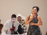 Teatro di San Carlo   PAGLIACCI musica e libretto di Ruggiero Leoncavallo - direttore Donato Renzetti - regia Daniele Finzi Pasca  Teatro di San Carlo   PAGLIACCI musica e libretto di Ruggiero Leoncavallo - direttore Donato Renzetti - regia Daniele Finzi Pasca - maestro del Coro Salvatore Caputo - coreografie Maria Bonzanigo - scene Hugo Gargiulo - costumi Giovanna Buzzi -disegno luci Daniele Finzi Pasca - Nedda Kristin Lewis -Canio Carl Tanner - Tonio Dario Solari - Beppe Francesco Marsiglia - Silvio Simone Piazzola -Orchestra e coro del Teatro di San Carlo - Nuovo allestimento del Teatro di San Carlo  In coproduzione con Fondazione Campania dei Festival